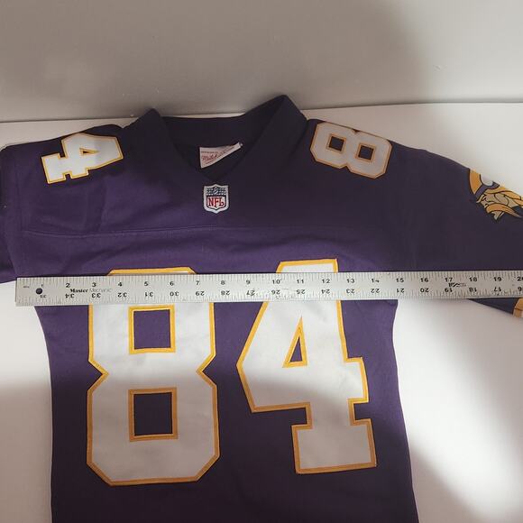 Randy Moss Minnesota Vikings 1998 Mitchell & Ness LEGACY Jersey- Youth Small - Picture 8 of 9